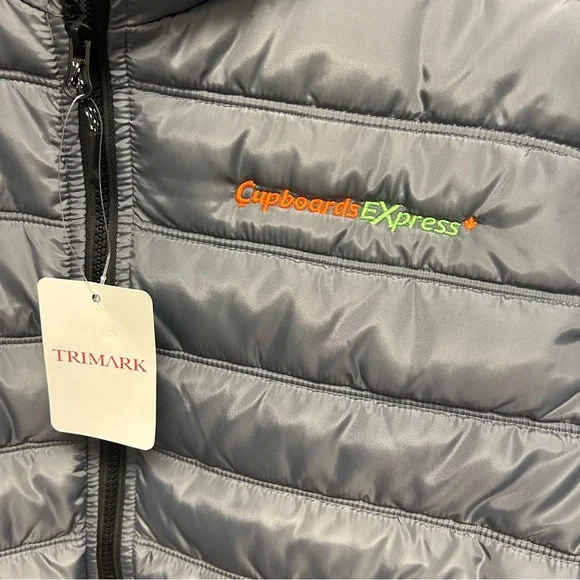 Trimark Men dark grey insulated puffer vest ,size L - Picture 5 of 9
